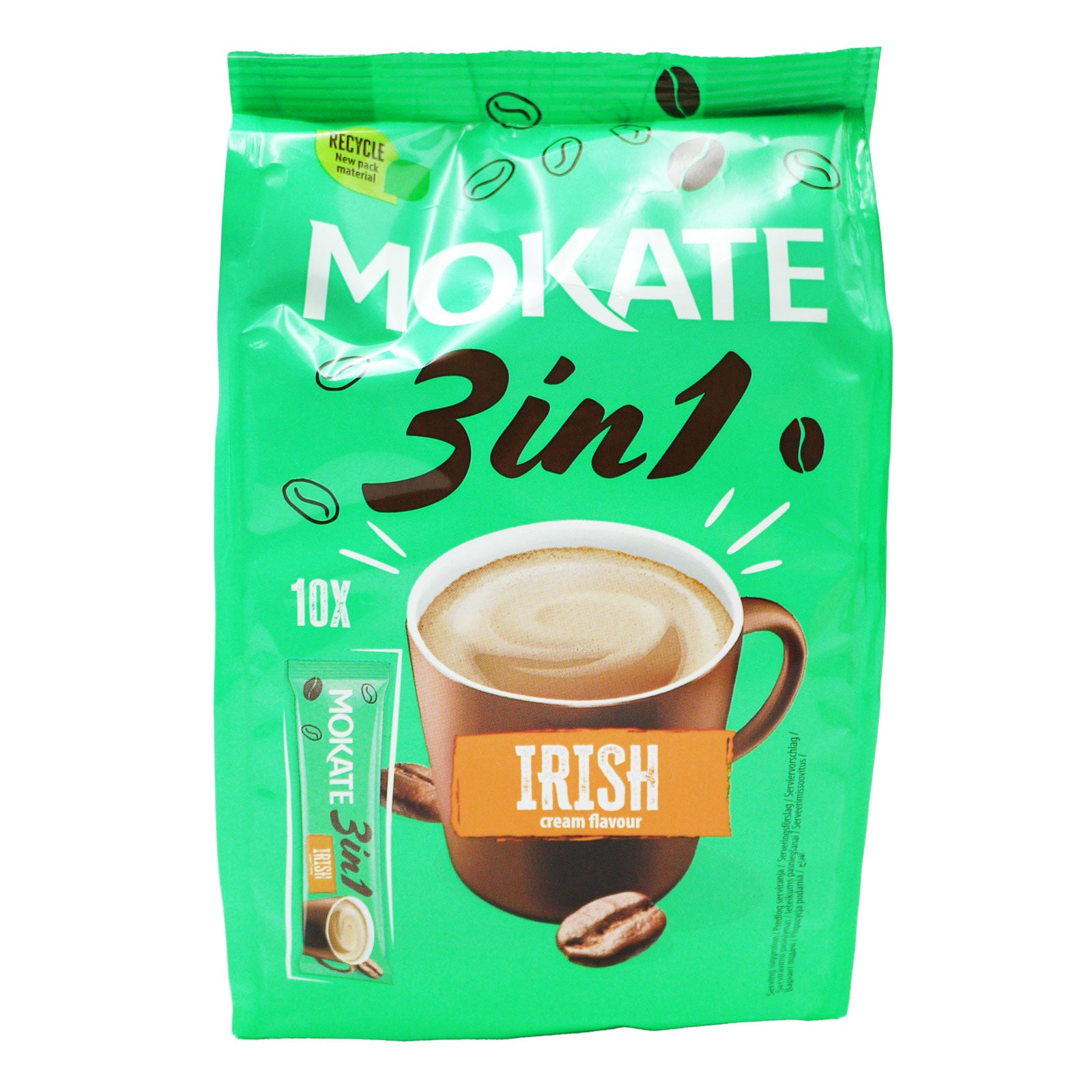 Mokate 3 In 1 Irish Cream Flavour 10Pk | High Quality Beverage Product Online - Product Image Mokate 3 In 1 Irish Cream Flavour 10Pk | High Quality Beverage Product Online - Product Image